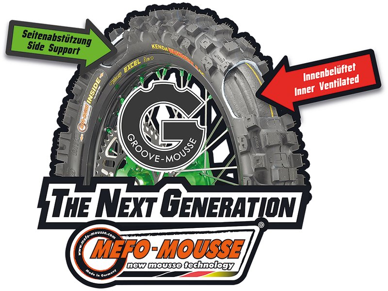 MEFO OFFROAD MOUSSE GROOVE 21" BIG (90/90-21, 80/100-21) MOM 21/G-BIG